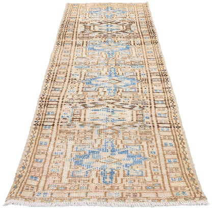 2 x 7 Vintage Persian Karaja Heriz Rug 61334