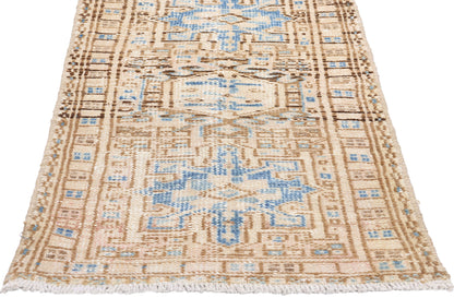 2 x 7 Vintage Persian Karaja Heriz Rug 61334