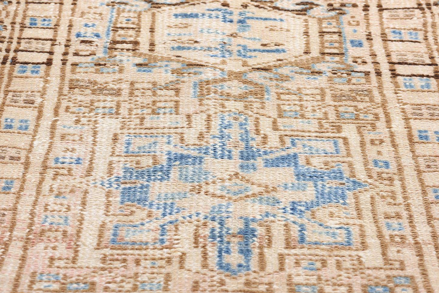 2 x 7 Vintage Persian Karaja Heriz Rug 61334