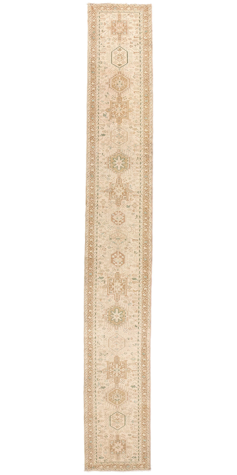 3 x 18 Vintage Persian Karaja Heriz Rug 61333
