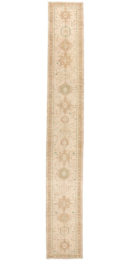 3 x 18 Vintage Persian Karaja Heriz Rug 61333