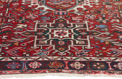 4 x 5 Vintage Persian Karaja Heriz Rug 78968