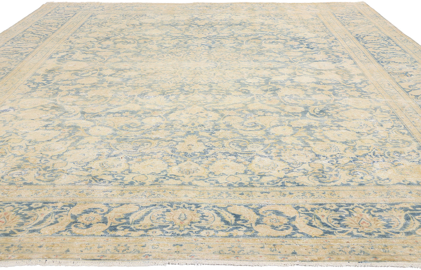 10 x 12 Antique Persian Kashan Rug 61321