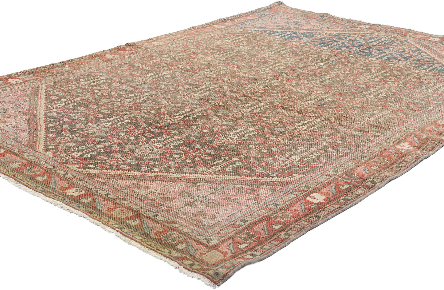 4 x 6 Antique Persian Mahal Rug 61311
