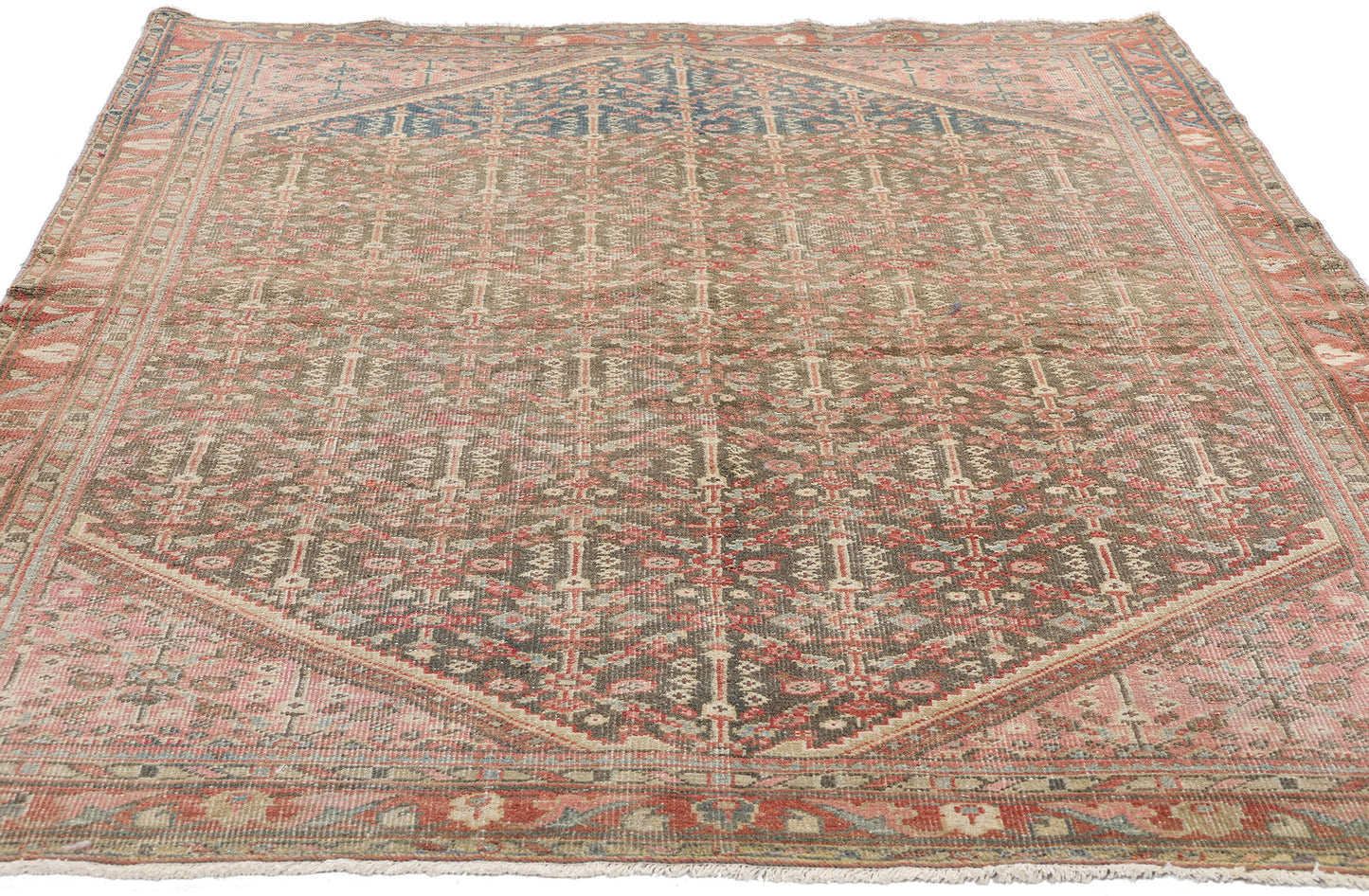 4 x 6 Antique Persian Mahal Rug 61311