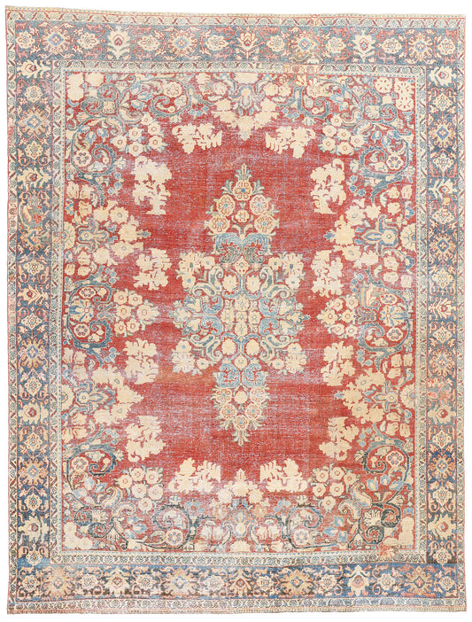8 x 11 Antique Persian Mahal Rug 61338