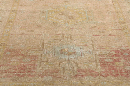 4 x 14 Antique Earth-Tone Persian Northwest Rug 61349