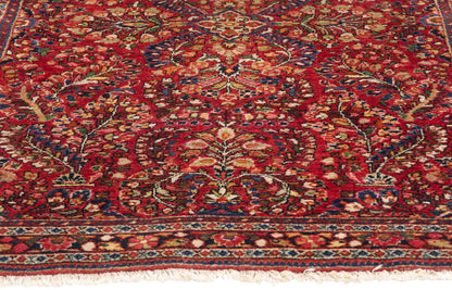 3 x 5 Vintage Persian Sarouk Rug 78914