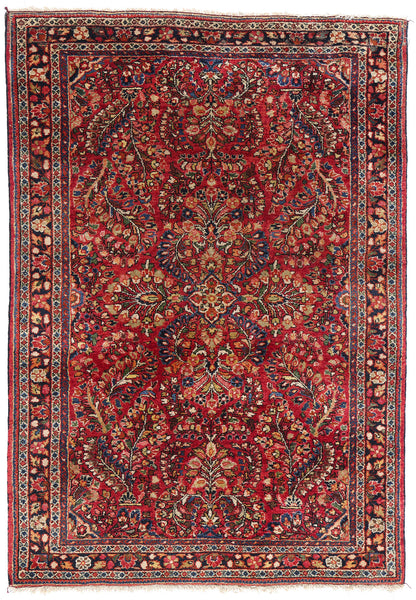 3 x 5 Vintage Persian Sarouk Rug 78914
