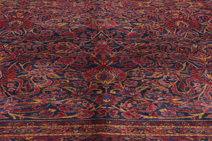 9 x 12 Antique Persian Sarouk Rug 79151