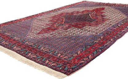 7 x 10 Vintage Persian Senneh Rug 79272