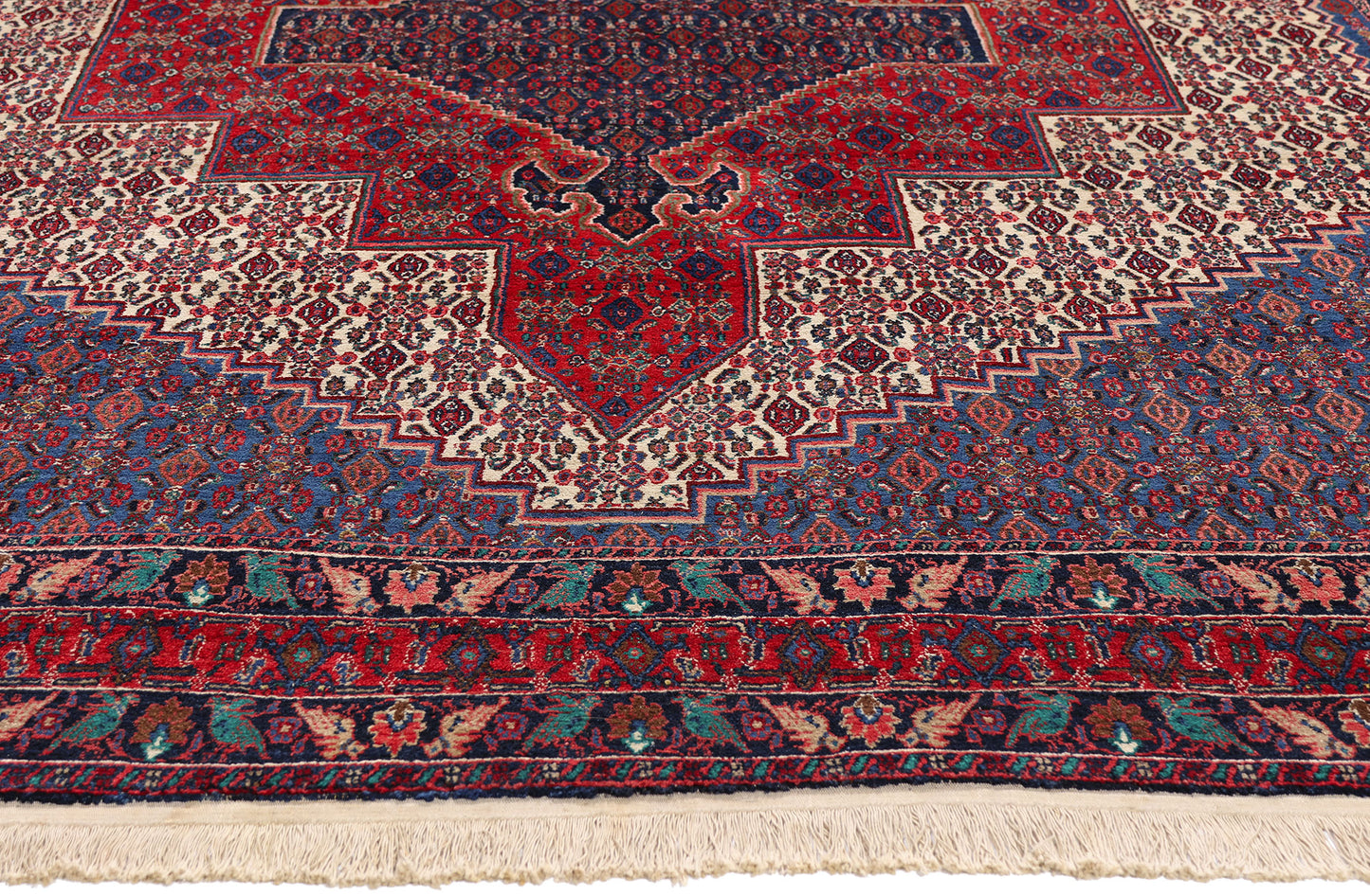 7 x 10 Vintage Persian Senneh Rug 79272