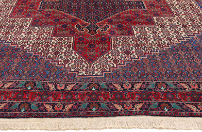 7 x 10 Vintage Persian Senneh Rug 79272