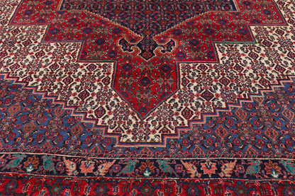 7 x 10 Vintage Persian Senneh Rug 79272