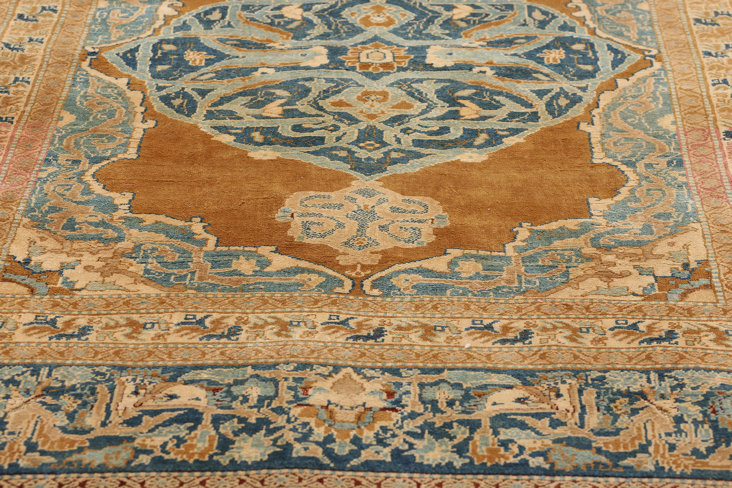 4 x 5 Haji Jalili Antique Persian Tabriz Rug 79132