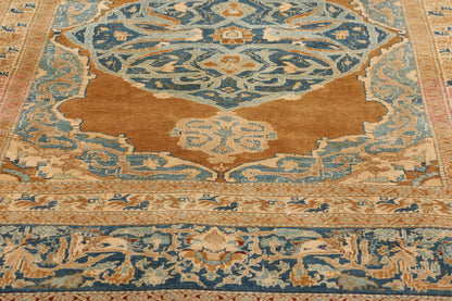 4 x 5 Haji Jalili Antique Persian Tabriz Rug 79132