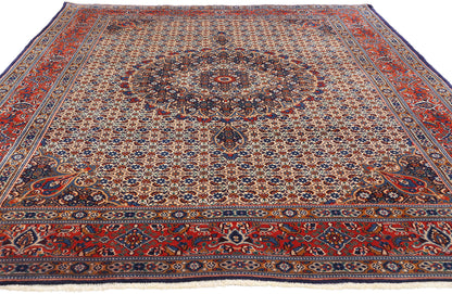 6 x 9 Vintage Persian Mahi Tabriz Rug 79107
