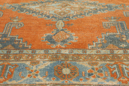 7 x 10 Antique Orange Persian Viss Rug 61319