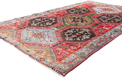 5 x 8 Vintage Persian Yalameh Rug 61306