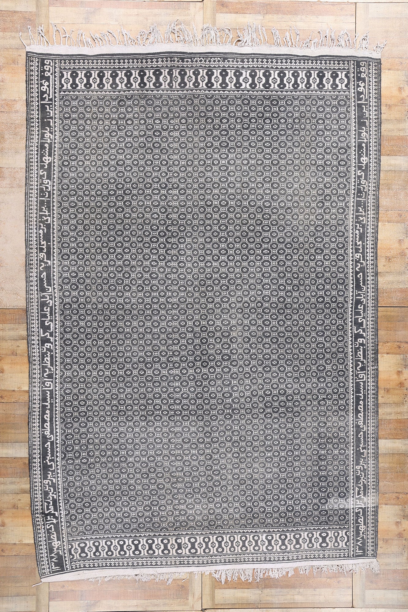 9 x 14 Vintage Persian Ziloo Kilim Rug 61365