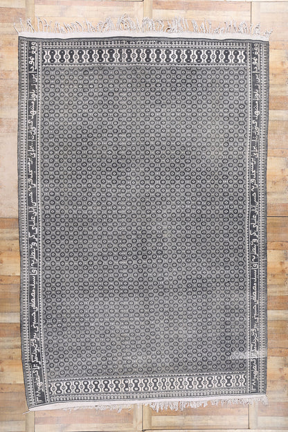 9 x 14 Vintage Persian Ziloo Kilim Rug 61365