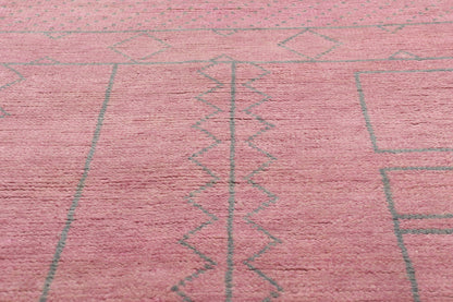 8 x 10 Blushing Nomad Boho Chic Pink Moroccan Rug 31188