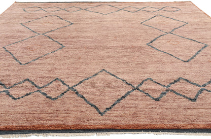 8 x 10 Desert Blush Modern Pink Moroccan Rug 31199