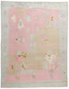 10 x 13 Modern Pink Turkish Oushak Rug 53980