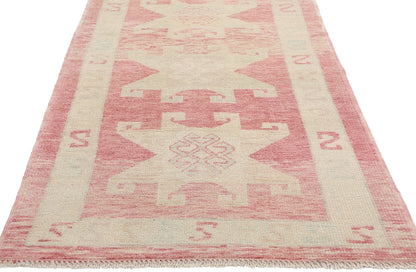 3 x 13 Modern Pink Turkish Oushak Rug 53974