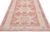 3 x 14 Modern Pink Turkish Oushak Rug 53972