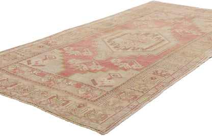 3 x 7 Vintage Turkish Oushak Rug 53999