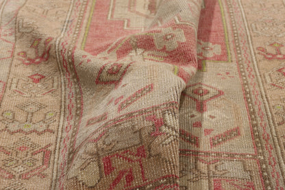 3 x 7 Vintage Turkish Oushak Rug 53999