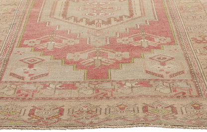 3 x 7 Vintage Turkish Oushak Rug 53999
