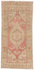 3 x 7 Vintage Turkish Oushak Rug 53999