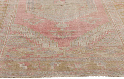 4 x 8 Vintage Turkish Oushak Rug 54000
