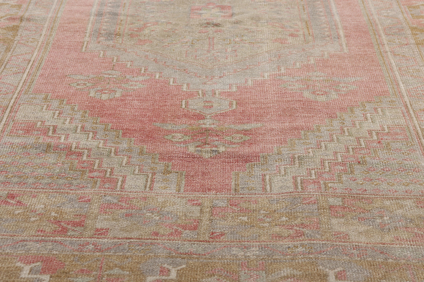 4 x 8 Vintage Turkish Oushak Rug 54000