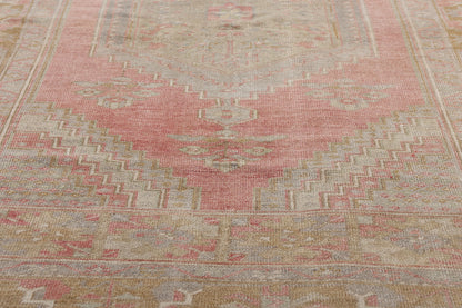 4 x 8 Vintage Turkish Oushak Rug 54000
