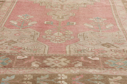 4 x 8 Vintage Turkish Oushak Rug 54001