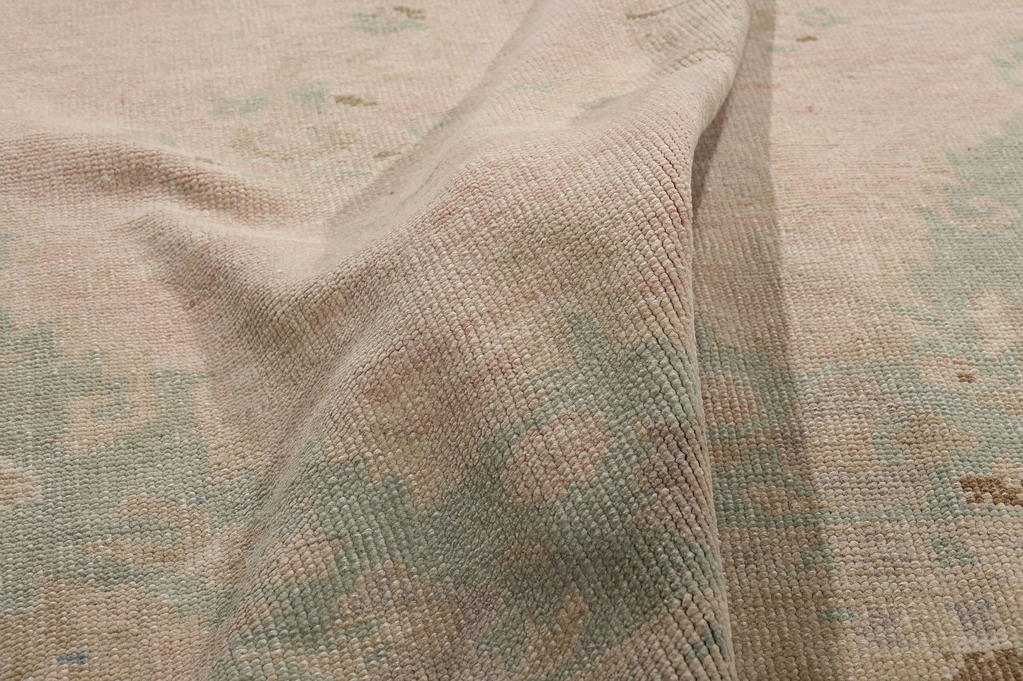 5 x 8 Vintage Pink Turkish Oushak Rug 53995