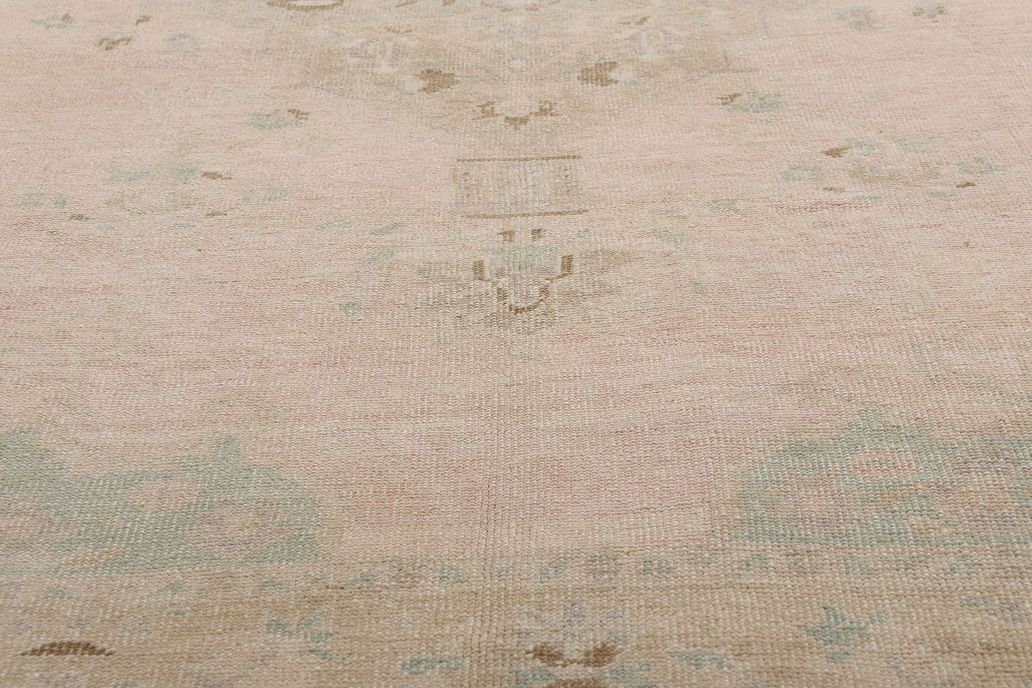 5 x 8 Vintage Pink Turkish Oushak Rug 53995
