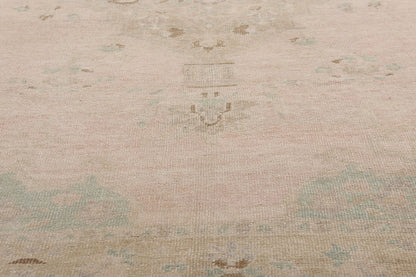 5 x 8 Vintage Pink Turkish Oushak Rug 53995