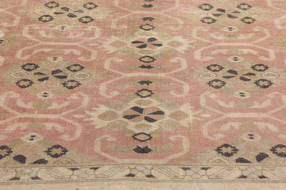 7 x 10 Antique Pink Persian Kurdish Rug 61370