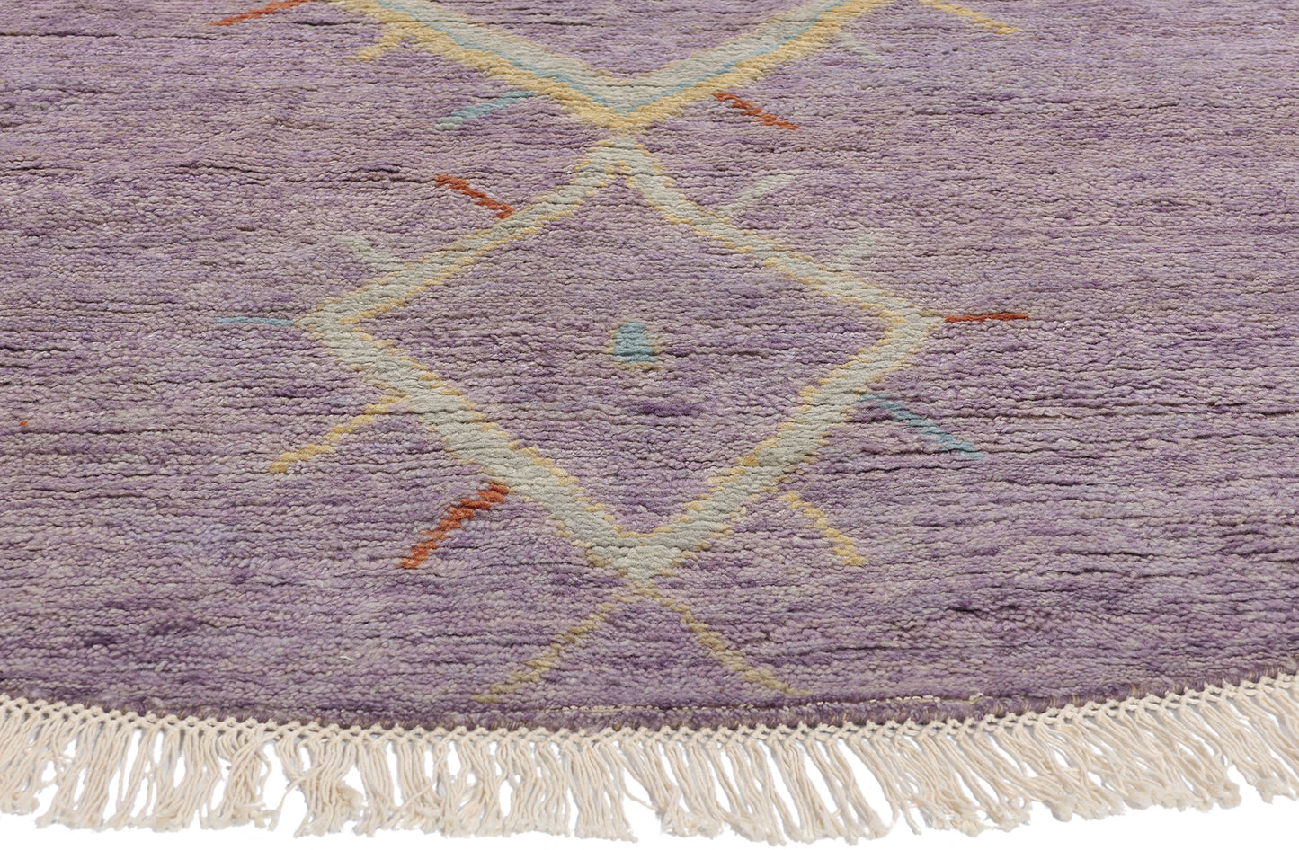 8 x 8 Modern Boho Amethyst Mirage Moroccan Rug 31234