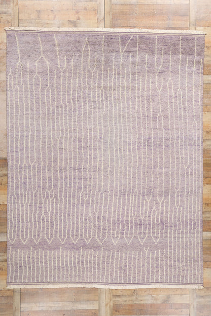 9 x 12 Lavender Whispers Modern Moroccan Rug 31284