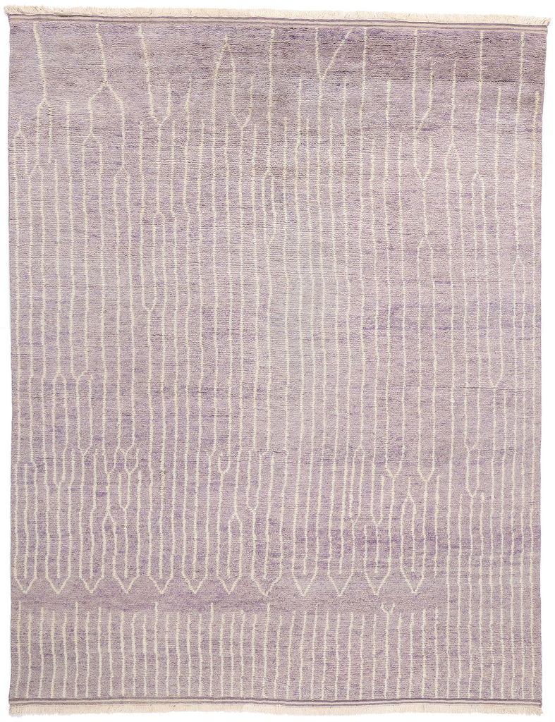 9 x 12 Lavender Whispers Modern Moroccan Rug 31284