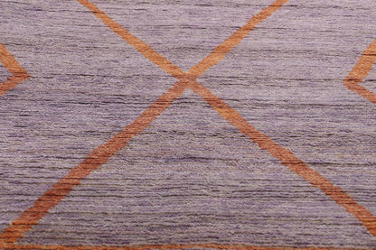 9 x 12 Twilight Horizon Modern Purple Moroccan Rug 31267