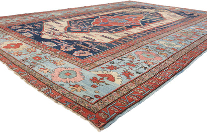 11 x 16 Antique Persian Bakshaish Rug 78984
