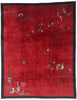 9 x 11 Antique Red Chinese Art Deco Rug 79213
