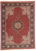 5 x 7 Vintage Persian Mahi Tabriz Rug 77001