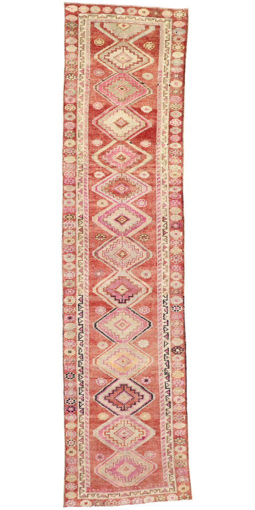 3 x 12 Vintage Turkish Oushak Rug 52665